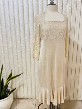 Slinky Brand Cream Knit Top